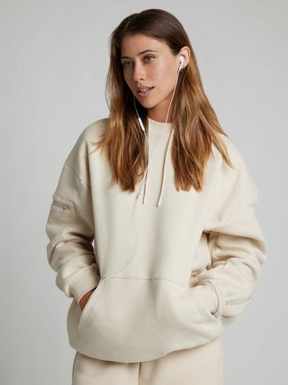 Le hoodie cocon anti-stress pour dormir partout 🤍
